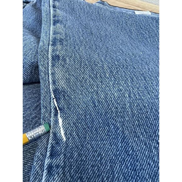 Vintage Levis 550 Relaxed Fit Blue USA Made Jeans 38X34 Red Tab Boyfriend/Mom - Picture 9 of 12